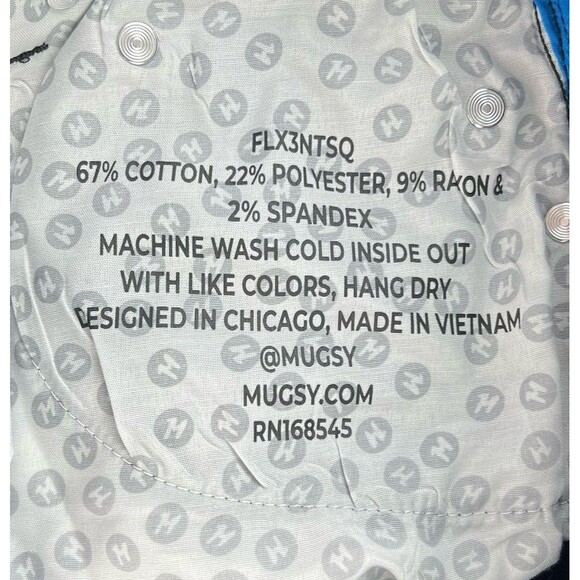 Mugsy Squid Inks Tapered Jeans Mens Size 32 x 28 Black Denim Stretch FLX3NTSQ - Picture 9 of 10